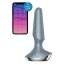Анальная пробка с вибрацией Satisfyer Plug-ilicious 2, серая - Фото №1