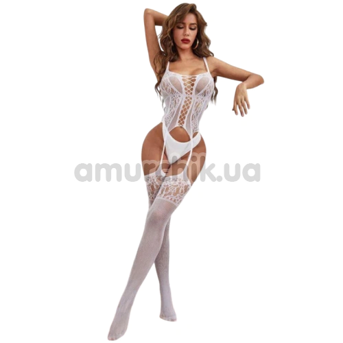 Комбинезон Star Night Special Day Lace Bodystocking, белый - Фото №1