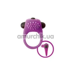 Віброкільце Mai Attraction Pleasure Toys N68, фіолетове - Фото №1