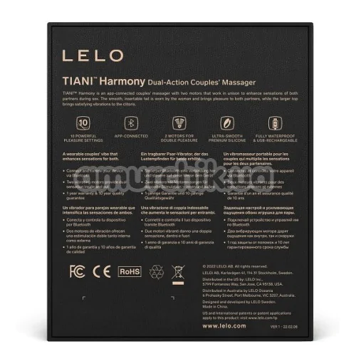 Вібратор Lelo Tiani Harmony (Лело Тіані Гармоні), бірюзовий