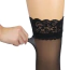 Чулки Star Night Lace Stockings With Line, черные - Фото №8