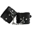 Фиксаторы для рук DS Fetish Furry Hand Restraints, черные - Фото №1