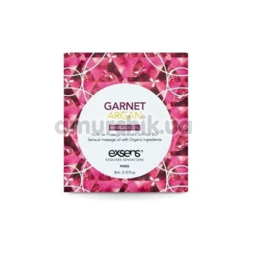 Масажна олія Exsens Garnet Argan - гранат і арганова олія, 3 мл