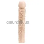 Фалоімітатор Classic Dong, 25.4 см, тілесний - Фото №1
