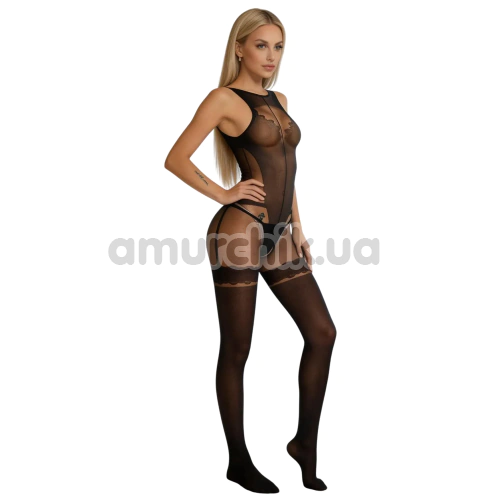 Комбинезон Star Night Crotchless Fishnet Bodystocking, черный
