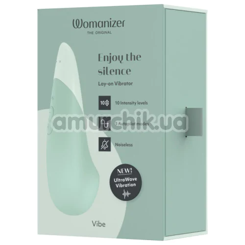 Клиторальный вибратор Womanizer Vibe, бирюзовый