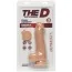 Фалоімітатор The D Dual Density Master D 7.5 Inch With Balls, тілесний - Фото №2