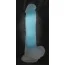 Фаллоимитатор Glow in the Dark Silicone Dildo, голубой - Фото №6