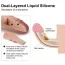 Фаллоимитатор Dual-Layeredd Silicone Nature Cock LVTOY448, телесный - Фото №8