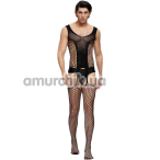 Комбінезон чоловічий Star Night Men Hole Suspender BodyStocking, чорний - Фото №1