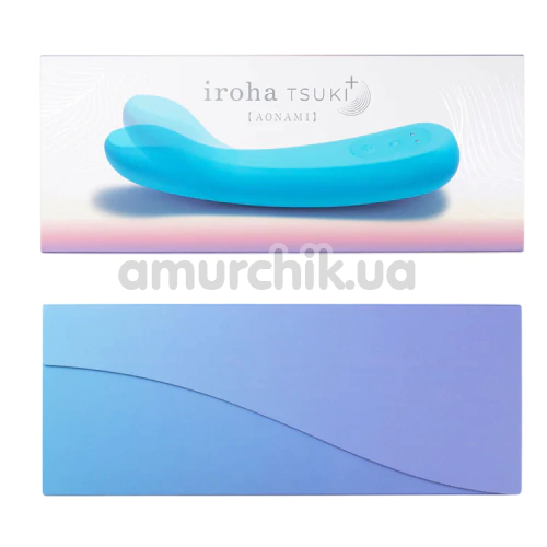 Вібратор Tenga Iroha Tsuki+ Aonami, блакитний