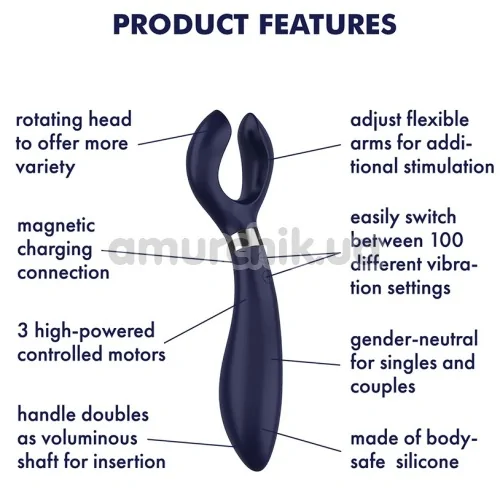 Вибратор Satisfyer Endless Fun, синий