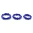 Набір ерекційних кілець Posh Silicone Love Rings, 3 шт., фіолетовий - Фото №4