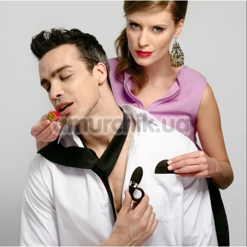 Віброкільце Lelo Oden II Black (Лело Оден 2), чорне