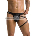 Чоловічі труси з підв'язкою Passion Free Your Senses Thong Bill 058, чорні - Фото №1