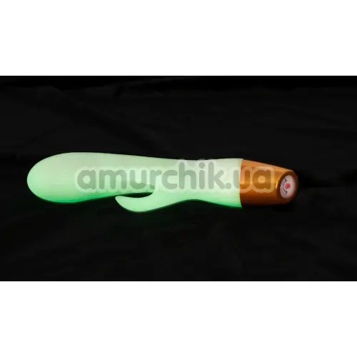 Вибратор Glow In The Dark Rabbit, светящийся в темноте