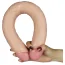 Двокінцевий фалоімітатор Slim Ultra Double Dildo, тілесний - Фото №2