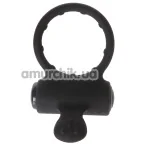 Віброкільце Malesation Clit Ring, чорне - Фото №1