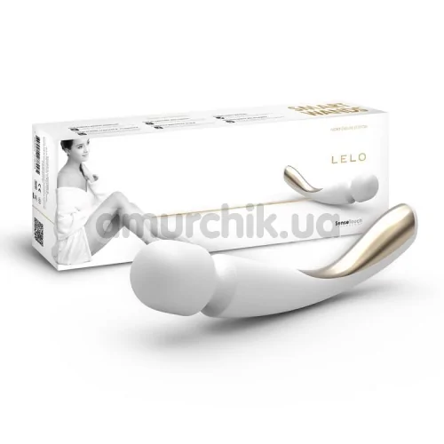 Универсальный массажер Lelo Smart Wand Large Ivory (Лело Смарт Ванд), большой белый