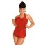 Комплект Roxana Red Valentine Love Heart Apron String красный: фартук + трусики-стринги - Фото №1