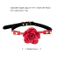 Кляп с розой DS Fetish Silicone Rose Gag, розовый - Фото №8