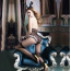 Костюм зайчика JSY Sexy Lingerie 2261, черный: боди + ушки + перчатки + чулки - Фото №4