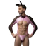 Костюм зайчика JSY Sexy Lingerie 2312, черно-розовый: боди + ушки - Фото №3