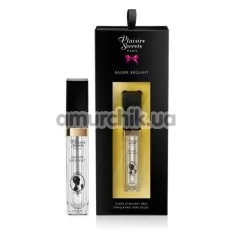 Блиск для губ з ефектом вібрації Plaisirs Secrets Baiser Brulant Stimulating Oral Gloss, 7 мл - Фото №1