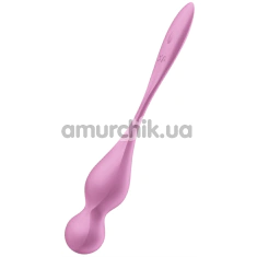Вагінальні кульки з вібрацією Satisfyer Love Birds 1, рожеві - Фото №1