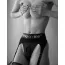 Трусики для страпона с подвязками Strap-On-Me Rebel Harness, черные - Фото №6