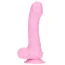 Фаллоимитатор с ароматом жвачки Delicious Dildo Bubble Gum 18.5 см, розовый - Фото №2