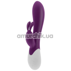 Вибратор с подогревом S Pleasures Premium Corabi Rabbit, фиолетовый - Фото №1