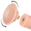 Фаллоимитатор Sliding-Skin Dual Layer Dong 8 без мошонки, телесный - Фото №5