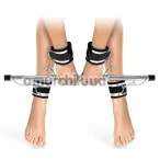 Фіксатори для рук і ніг Fetish Tentation Submission Bar With 4 Cuffs, чорні - Фото №1