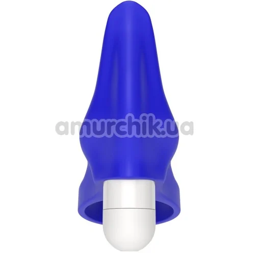 Віброкільце Power Clit Cockring Stamina, синє