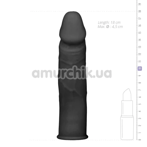 Насадка на пенис Easy Toys The Extender Sleeve, черная