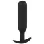 Анальна пробка Black Velvets Anal Trainer Medium, чорна - Фото №2