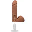 Фаллоимитатор Doc Johnson The Realistic Cock With Balls 6, светло-коричневый - Фото №5