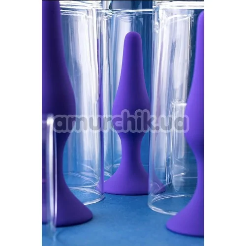 Анальна пробка A-Toys 761301, фіолетова