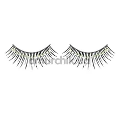 Вії Black-Light Green Rhinestone Eyelashes (модель 590) - Фото №1