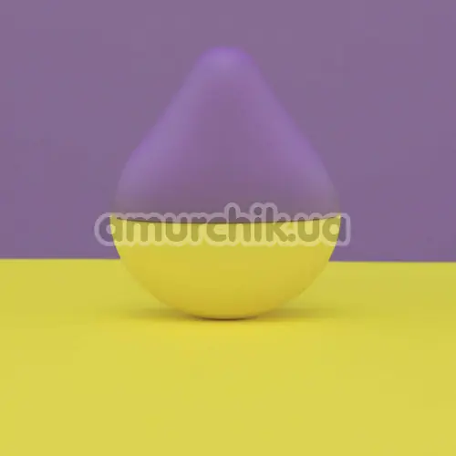 Вібратор Tenga Iroha Mini Fuji-Lemon, жовто-фіолетовий