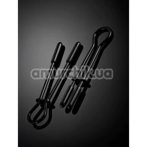 Зажимы для сосков Guilty Pleasure Tassel Tease Clamps, черно-золотые