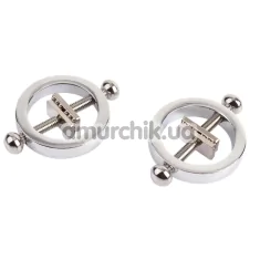 Зажимы для сосков Sins Inquisition Teeth Bite Nipple Clamps, серебряные - Фото №1