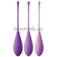 Набір вагінальних кульок Fantasy For Her Kegel Train-Her Set, фіолетовий - Фото №1