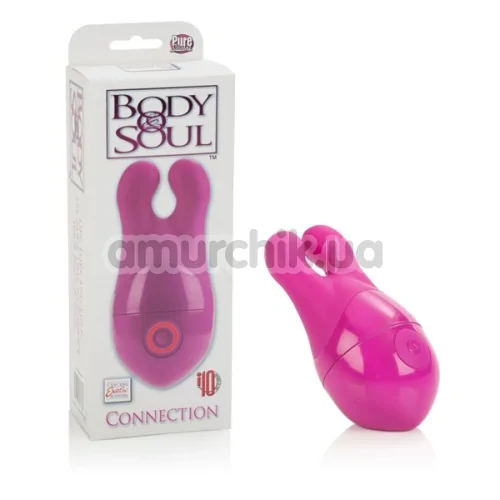 Кліторальний вібратор Body & Soul Connection, рожевий