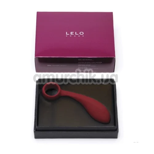 Стимулятор простаты для мужчин Lelo Bob Bordeaux (Лело Боб), бордовый