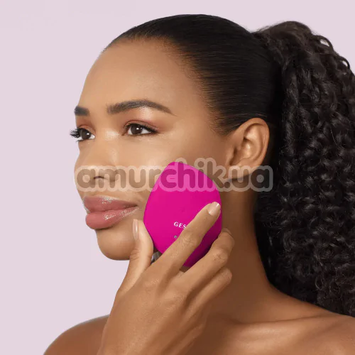Ультразвуковой массажер-маска для лица Geske Sonic Warm & Cool Mask 9 in 1, розовый