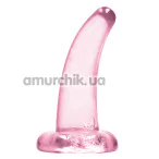Фаллоимитатор Realrock Crystal Clear Dildo 5, розовый - Фото №1