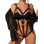Боди JSY Sexy Lingerie JS228171, черное - Фото №5