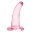 Фаллоимитатор Realrock Crystal Clear Dildo 5, розовый - Фото №1